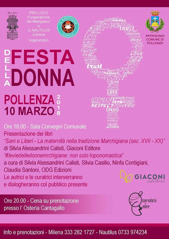 locandina incontro donne marchigiane nella storia